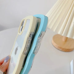 Candy Wavy Lines Bumper iPhone Case