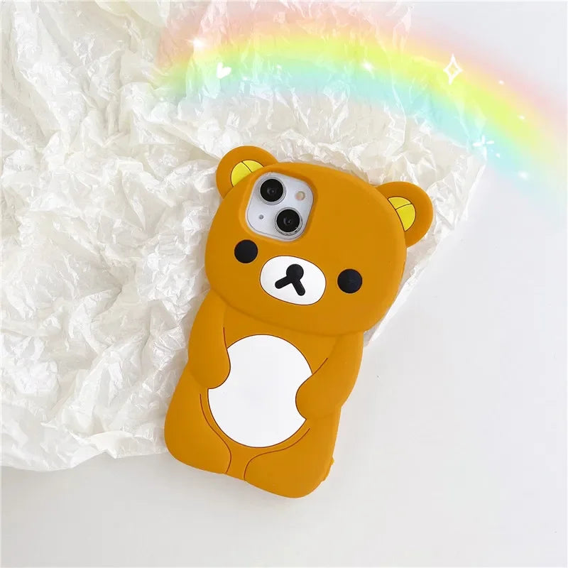 Cartoon Animal Cute Bear iPhone Case