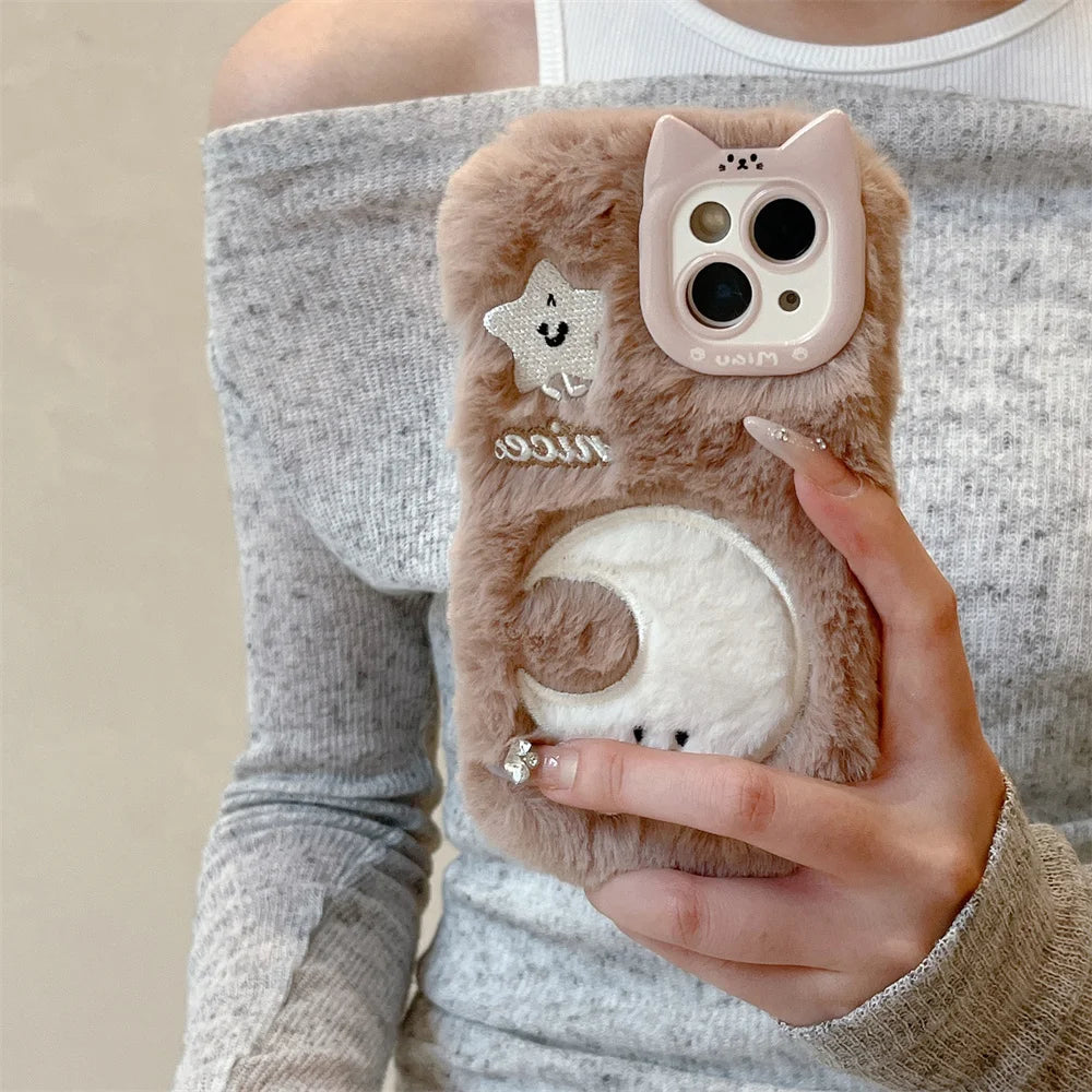 Cute Star Moon iPhone Case
