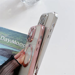 Plating Clear Magnetic For Magsafe iPhone Case