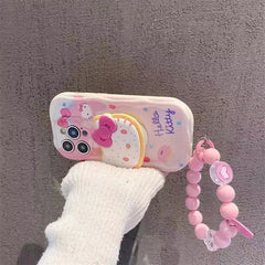 Kuromi Hello Kitty Bracket Bracelet iPhone Case
