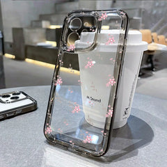 Transparent Flower iPhone Case
