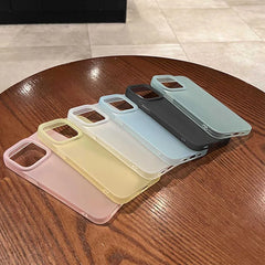 Soft Matte Candy Transparent iPhone Case