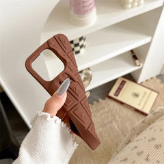 3D Cute Chocolate Soft Silicone iPhone Case