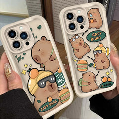 Capybara Soft Silicone iPhone Case