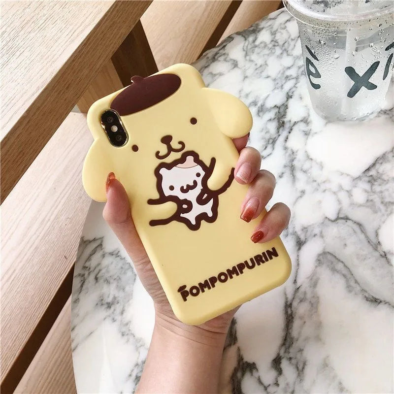 Cute Big Ear Melody Cinnamon Cartoon iPhone Case