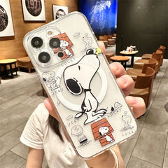Snoopy Cute Cartoon With Magsafe iPhone Case