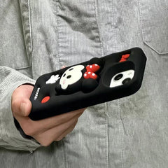 3D Cartoon Mickey Minnie Mouse iPhone Case