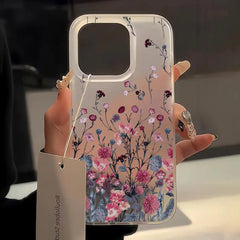 Flower Clear Silicone iPhone Case