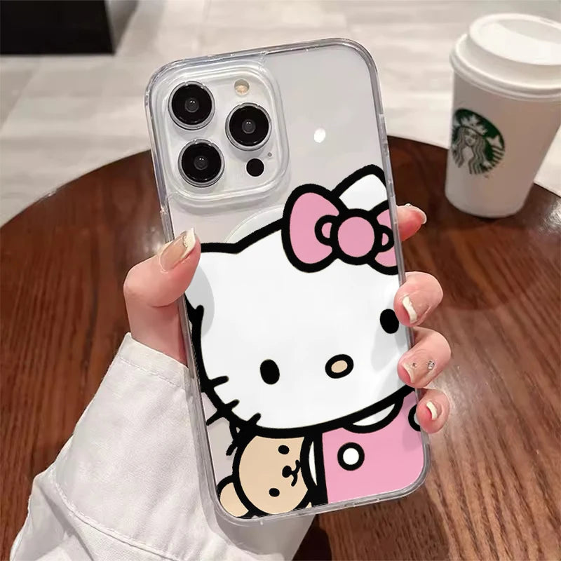 Hello Kitty Cute Cartoon With Magsafe iPhone Case