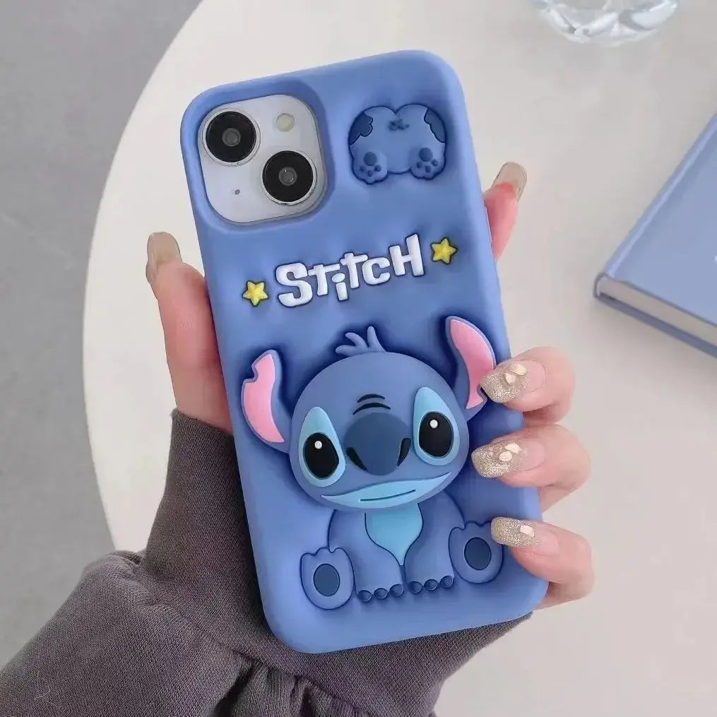 3D Stitch Head iPhone Case