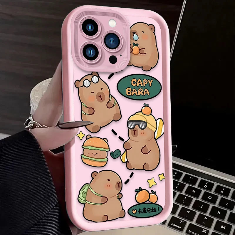 Capybara Soft Silicone iPhone Case