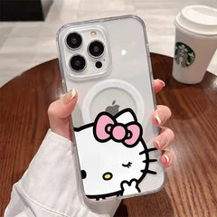 Hello Kitty Cute Cartoon With Magsafe iPhone Case