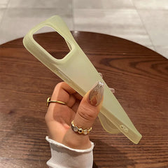 Soft Matte Candy Transparent iPhone Case