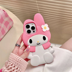 Cute 3D Cartoon My Melody iPhone Case