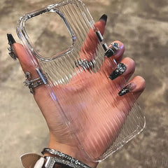 Corrugated Silicone Bumper iPhone Case