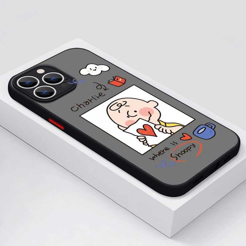 Cartoon S-Snoopyes iPhone Case