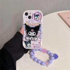Kuromi Hello Kitty Bracket Bracelet iPhone Case