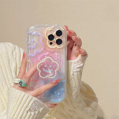 Flower Cover Grip Holder iPhone Case